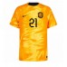 Holandsko Frenkie de Jong #21 Domáci futbalový dres MS 2022 Krátky Rukáv